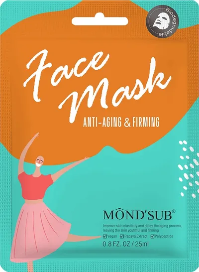 Mond'Sub Anti-aging & Firming Face Mask (Maseczka w płachcie przeciwzmarszczkowo-ujędrniająca `Hexapeptydy`)