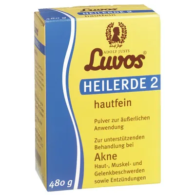 Luvos Heilerde Heilerde 2 Hautfein Pulver (Glinka lecznicza do skóry trądzikowej i atopowej)