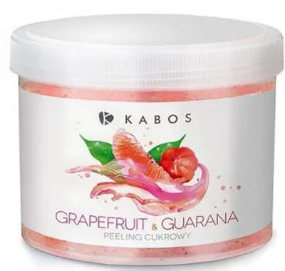 Kabos Cosmetics Peeling cukrowy `Grapefruit & guarana`