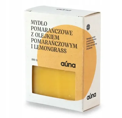 Auna Mydło pomarańczowe z olejkiem pomarańczowym & lemongrass