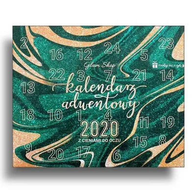 Glam Shop Kalendarz Adwentowy 2020 z cieniami do powiek