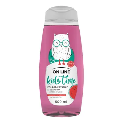 On Line Kids Time, Żel pod prysznic i szampon 2w1 dla dzieci  (różne rodzaje)