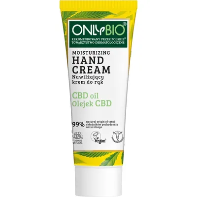 OnlyBio Nawilżający krem do rąk  `Olejek CBD`