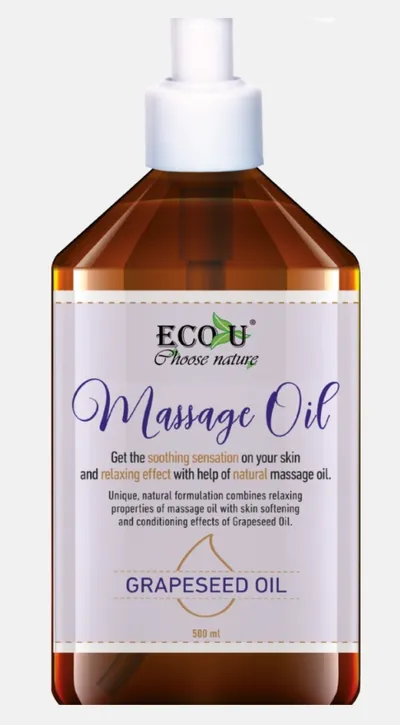 Eco U Choose Nature, Olejek do masażu z olejem z pestek winogron
