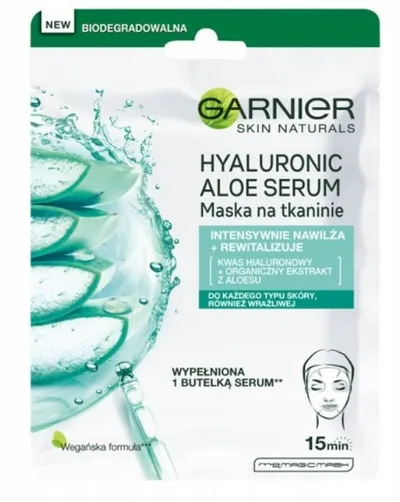 Garnier Hyaluronic Aloe Serum Sheet Mask (Maska na tkaninie)