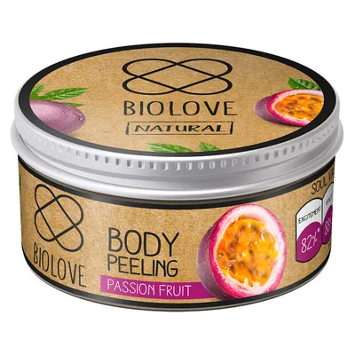 Biolove Passion Fruit, Body Peeling (Peeling cukrowy do ciała `Marakuja`)