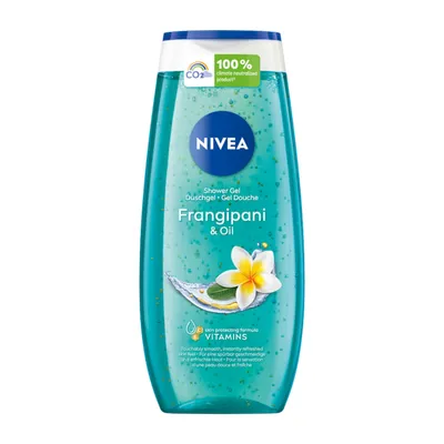 Nivea Frangipani & Oil, Shower Gel (Żel pod prysznic o zapachu hawajskich kwiatów (nowa wersja))