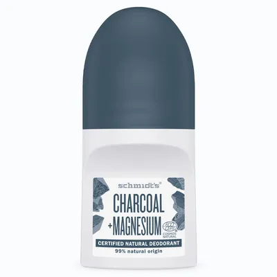 Schmidt's Charcoal + Magnesium Natural Deodorant Roll-on (Naturalny dezodorant w kulce `Węgiel i magnez`)