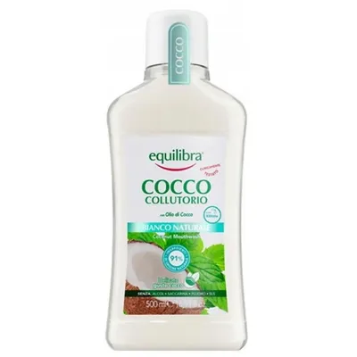 Equilibra Cocco Collutorio Bianco Naturale (Kokosowy płyn do płukania jamy ustnej `Naturalna biel`)