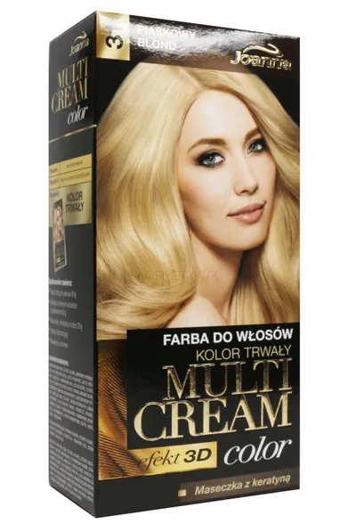 Joanna Multi Cream Color Efekt 3D (Trwała farba do włosów)