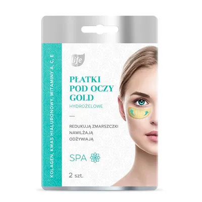 Life Hydrożelowe płatki pod oczy `Gold`