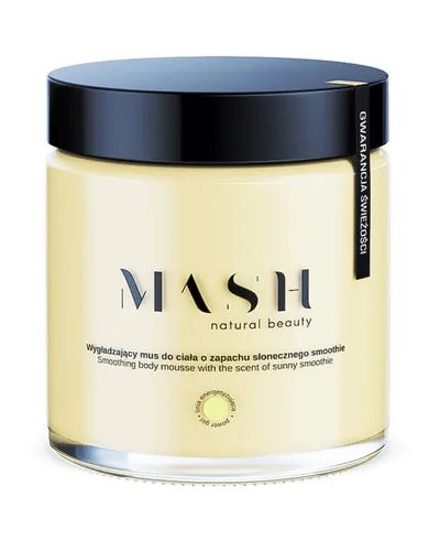 Mash Natural Beauty Wygładzający mus do ciała o zapachu słonecznego smoothie