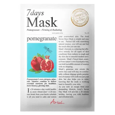 Ariul 7 Days Mask Pomegranate (Maska do twarzy `Granat`)
