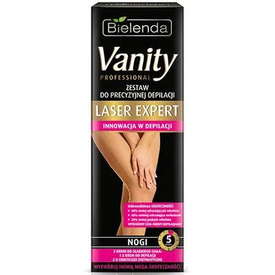 Bielenda Vanity Laser Expert, Zestaw do precyzyjnej depilacji nóg