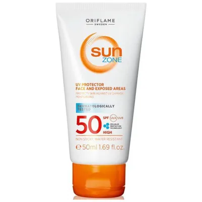 Oriflame Sun Zone, UV Protector Face and Exposed Areas SPF 50 High (Krem ochronny do twarzy i ciała)