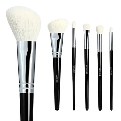 Lussoni Natural Charm Brush Set (Zestaw 6 profesjonalnych pędzli do makijażu)