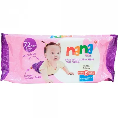 Nana Fresh, Nawilżane chusteczki dla dzieci