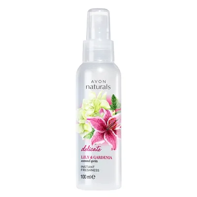 Avon Naturals, Lily & Gardenia Scented Spritz (Mgiełka do ciała `Lilia i Gardenia`)