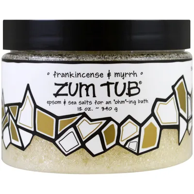 Indigo Wild Zum Tub, Epsom & Sea Salts Frankincense & Myrrh (Sól do kąpieli `Kadzidło i mirra`)