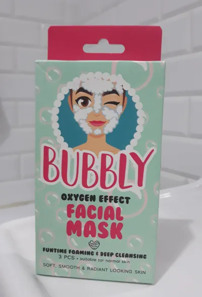 Maxbrands Bubbly Facial Mask Oxygen Effect (Bąblująca maska do twarzy)