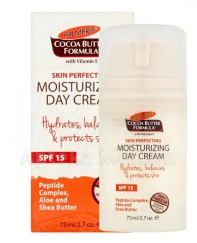 Palmer's Cacao Butter Formula, Skin Perfecting Moisturizing Day Cream SPF 15 (Krem do pielęgnacji twarzy na dzień z filtrem SPF 15)