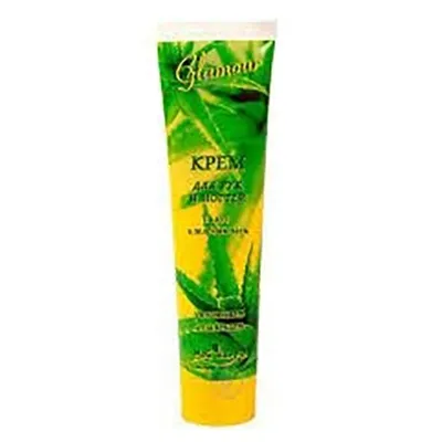 Glamour Krem do rąk i paznokci `Aloes i zielona herbata`