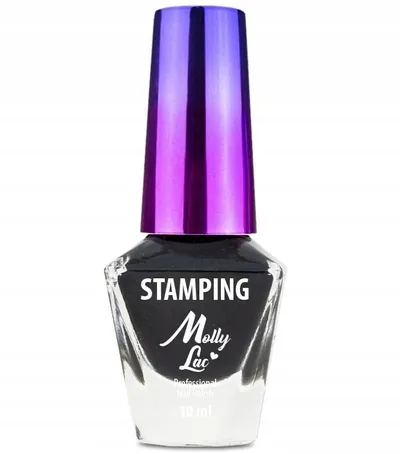 MollyLac Stamping Proffesional Nail Polish (Lakier klasyczny do stempli i stampingu)
