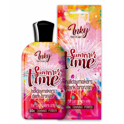 Inky Cosmetics Summer Time Holidaymakers Dark Bronzer (Ciemny bronzer do opalania w solarium)