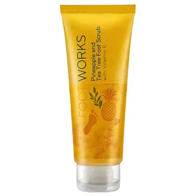 Avon Foot Works, Pineapple and Tea Tree, Foot Scrub (Scrub do stóp z ananasem i drzewem herbacianym)
