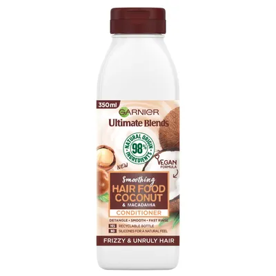 Garnier Ultimate Blends, Hair Food, Coconut Conditioner for Frizzy Hair (Odżywka do włosów kręconych `Kokos`)