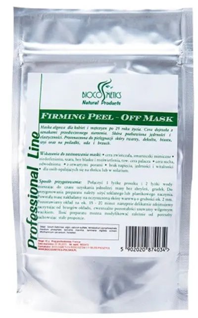 Biocosmetics Firming Peel-off Mask (Maseczka algowa ujędrniająca)