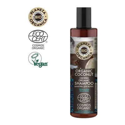 Planeta Organica Organic Coconut, Certified Organic Shampoo (Szampon do włosów każdego rodzaju)