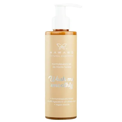Mawawo Natural Cosmetics Normalizujący żel do mycia twarzy `Wash Me Smoothly`