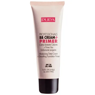 PUPA Professionals BB Cream + Primer  SPF 20 All Skin Types (Krem BB + baza pod makijaż do każdego rodzaju cery)