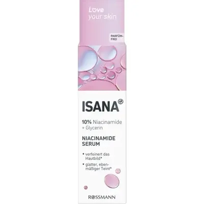 Isana Love Your Skin,  Niacinamide Serum (Serum z niacynamidem)