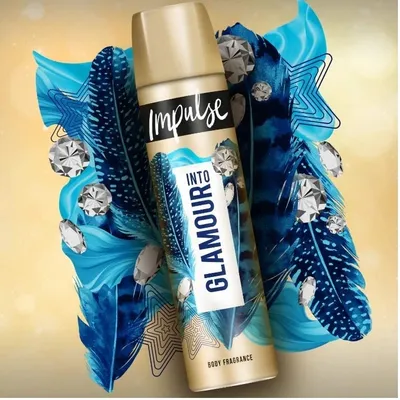 Unilever Impulse,  Into Glamour Body Spray Deodorant (Dezodorant w sprayu)
