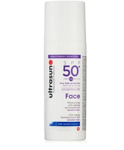 Ultrasun Moisturising & Anti-Ageing Face Lotion SPF 50+ Sensitive Skin (Nawilżająca emulsja przeciwstarzeniowa do twarzy skóra wrażliwa)
