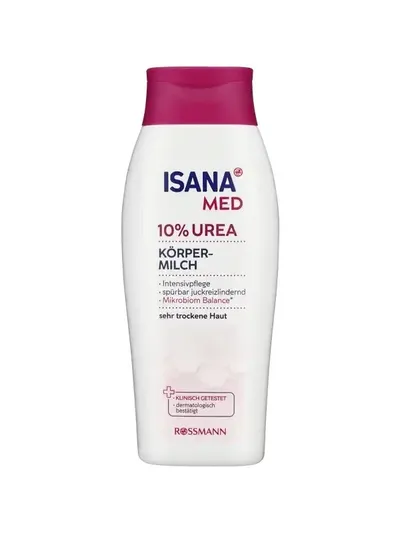 Isana Med, Urea 10%, Body Milk (Mleczko do ciała z mocznikiem 10% (nowa wersja))
