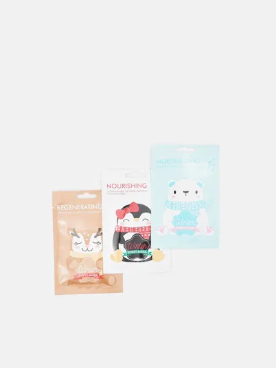 Sinsay Christmas Mask Sheet Set (Maski do twarzy)