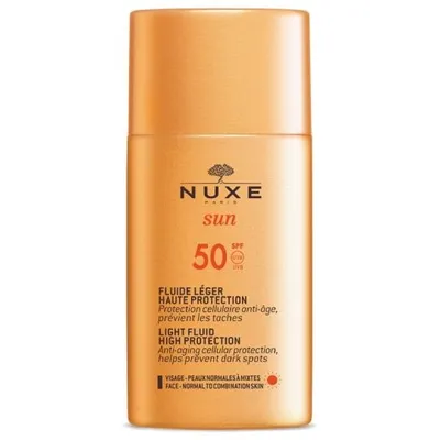 Nuxe Sun, Light Fluid High Protection SPF50 (Fluid do opalania twarzy)