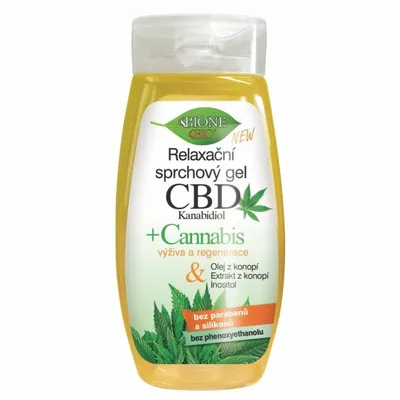 Bione Cosmetics Relaksujący żel pod prysznic `CBD Cannabidiol`