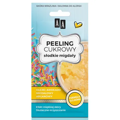 AA Sugar Scrub, Peeling cukrowy olejkowy `Słodkie migdały `