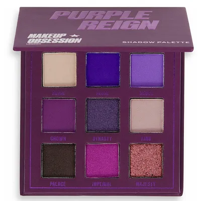 Makeup Obsession London Purple Reign Eyeshadow Palette (Paletka cieni do powiek)