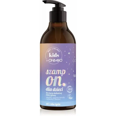 OnlyBio Hair in Balance Kids, Szampon dla dzieci do mycia delikatnej skóry głowy