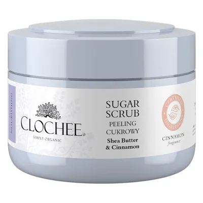 Clochee Sugar Scrub Shea Butter & Cinnamon (Peeling cukrowy do ciała `Masło shea i cynamon`)