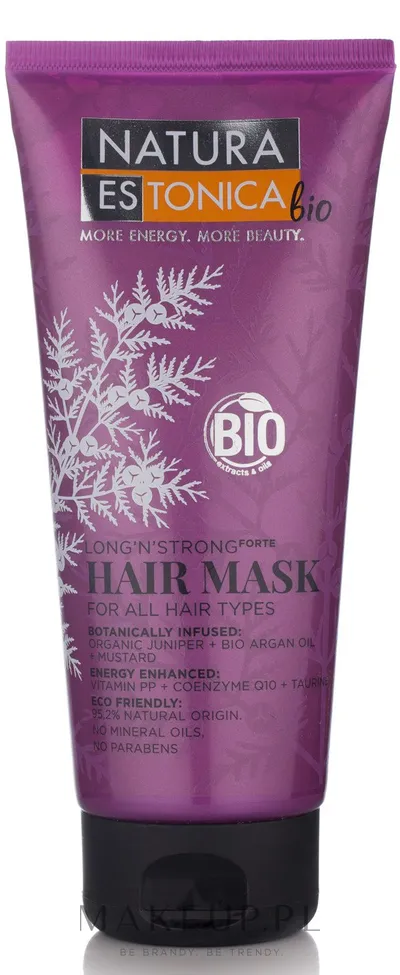 Natura Estonica Bio Long'n'Strong Hair Mask for All Hair Types (Wzmacniająca maska do każdego rodzaju włosów)