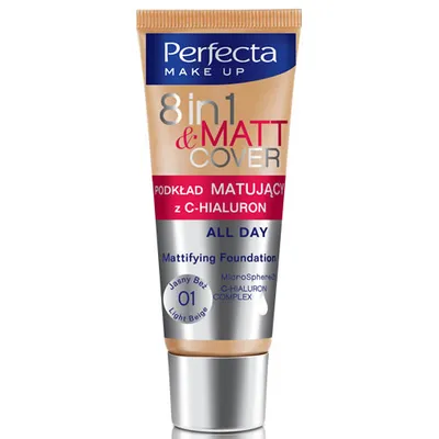 Perfecta 8w1 Matt & Cover (Podkład matujący z C - hialuron)