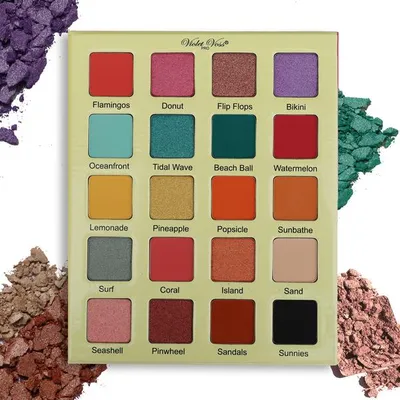 Violet Voss Flamingo PRO, Eyeshadow Palette (Paleta 20 cieni do powiek)