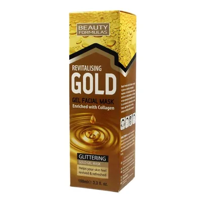 Beauty Formulas Revitalising Gold Gel Facial Mask (Złota maseczka rewitalizująca na twarz)