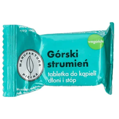 Manufaktura Piękna Tabletka do kąpieli dłoni i stóp `Górski strumień`